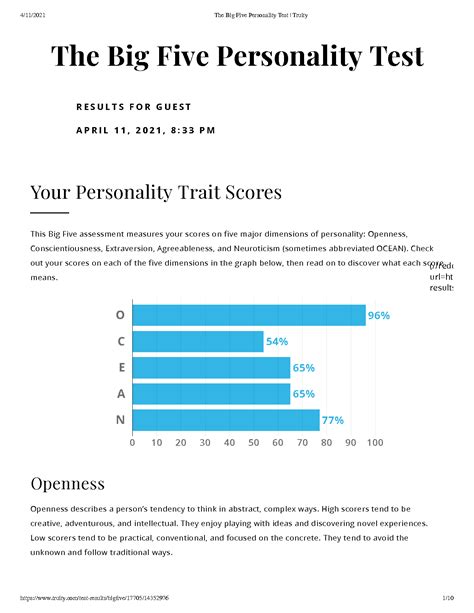 truity personality test